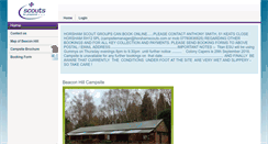 Desktop Screenshot of beaconhill.horshamscouts.org.uk